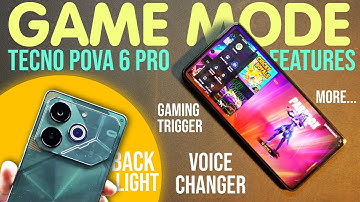 Tecno Pova 6 Pro "Backlight" + Game Mode Hidden features 🤯  Voice changer?