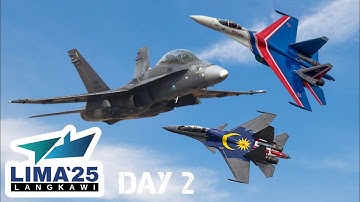 LIMA 25 Airshow | Langkawi Day 2 SU-30MKM (Toruk Makto), Hornet, Jupiter & Russian Knights Display