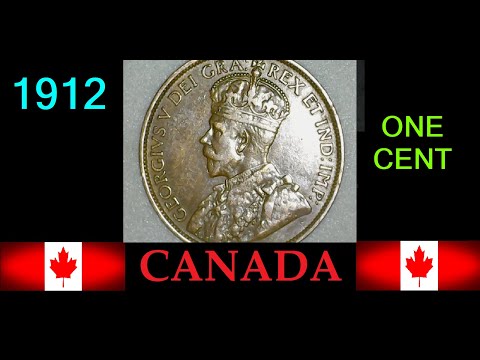 1912 CANADA 1 CENT