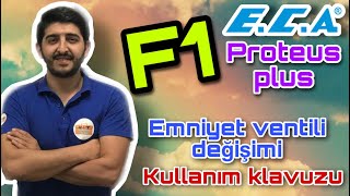 ECA PROTEUS PLUS F1 ARIZASI ? KOMBİ EMİNİYER VENTİL DEĞİŞİMİ KULLANIM KILAVUZU