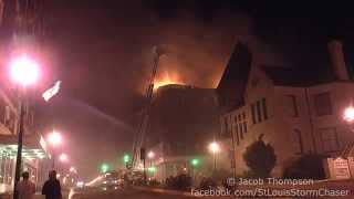 9/6/13 Quincy, IL 5 Alarm Fire - Newcomb Hotel