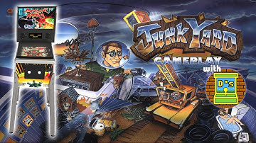 Junkyard gameplay on the Attack From Mars Arcade1up pinball machine