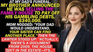 At My Dad's Funeral, My Brother Announced He'd Sell Our Family Home To Pay His Gambling Debts...