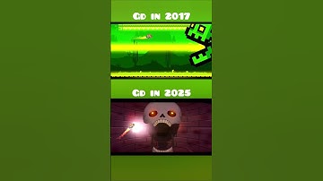 Skeleton Boss: Then vs Now | Geometry Dash 2.2 #shorts