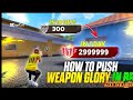 How to push Weapon glory in br ranks | Top 1 one rank push tips and trikes | NOBITA_ff