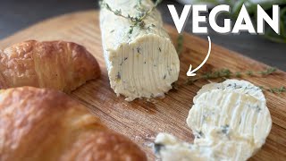 VLOG: Lets make my recipe for FLAVORED vegan butter - EASIEST upgrade to your vegan butter