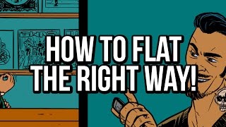 How to Flat Comics Properly: A Flatting Tutorial for Photoshop (Used in Digital Comic Book Coloring)