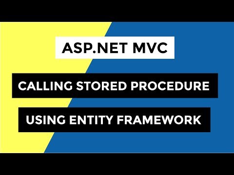 How To Call Stored Procedure In ASP.NET MVC Using Entity Framework