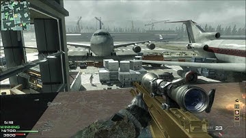 CoD:MW3 MOAB TDM Barret .50 cal @ terminal
