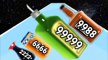 Fragile Roll 3D - Level Up Bottle Max Level ASMR Gameplay -New Update 2025#fragileroll3d