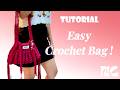 Simple Crochet Bag | Easy Beginner Tutorial