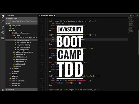 Javascript boot camp - TDD
