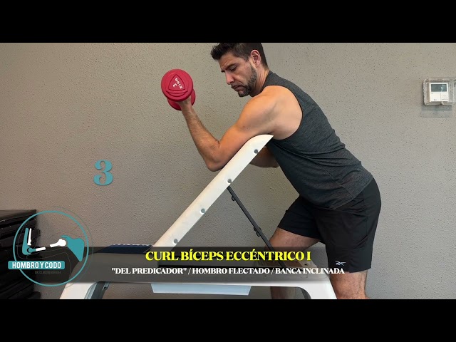 Bíceps braquial ejercicio fortalecimiento #02: Bíceps eccéntrico tipo curl