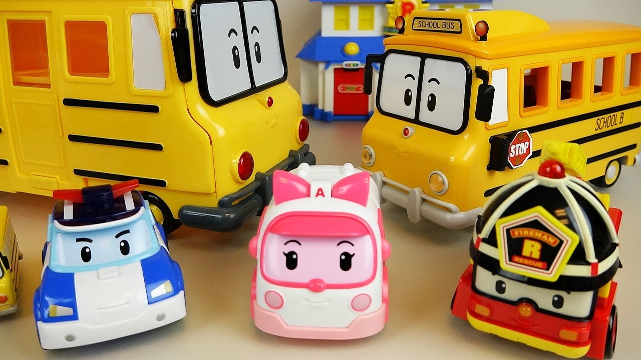 school bus robocar poli