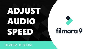 Adjust Audio Speed in Filmora Tutorial