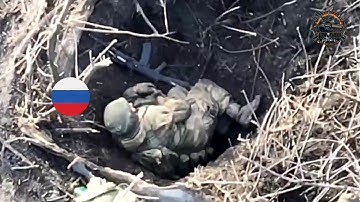 Horrible! Ukrainian FPV Drones Chase and blow Russian Soldiers In Foxholes of Battlefield