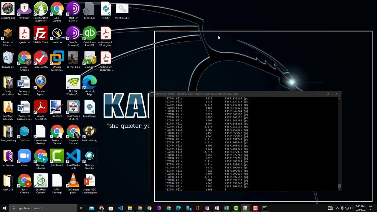 Robocopy Windows 10 Batch File How to move a large quantity of