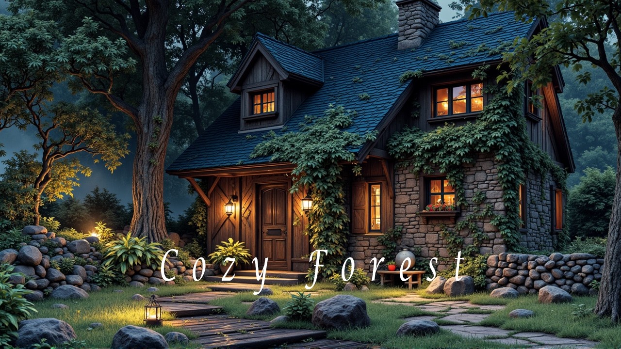 Уютный Лесной Домик – Музыка Для Глубокого Сна И Оздоровления – Теплая Атмосфера, Создаваемая Фон...