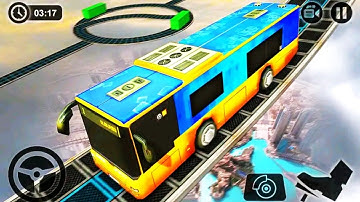 Impossible Sky Bus Driving - Bus Driving Adventure Game - Android Gameplay