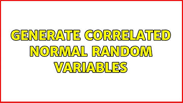 Generate Correlated Normal Random Variables (3 Solutions!!)