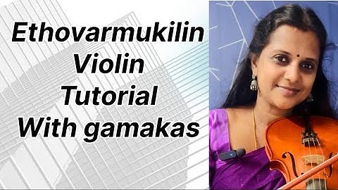 Ethovarmukilin violin tutorial #pookkalam varavay