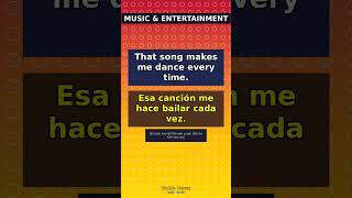 Learn Spanish: Music &amp; Entertainment Phrases 🇪🇸 #Shorts