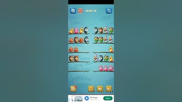 games.. #bird sort puzzle... level 20