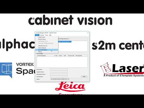 Cabinet Vision Tutorial (Basic 7) - Changing Standalone Licences