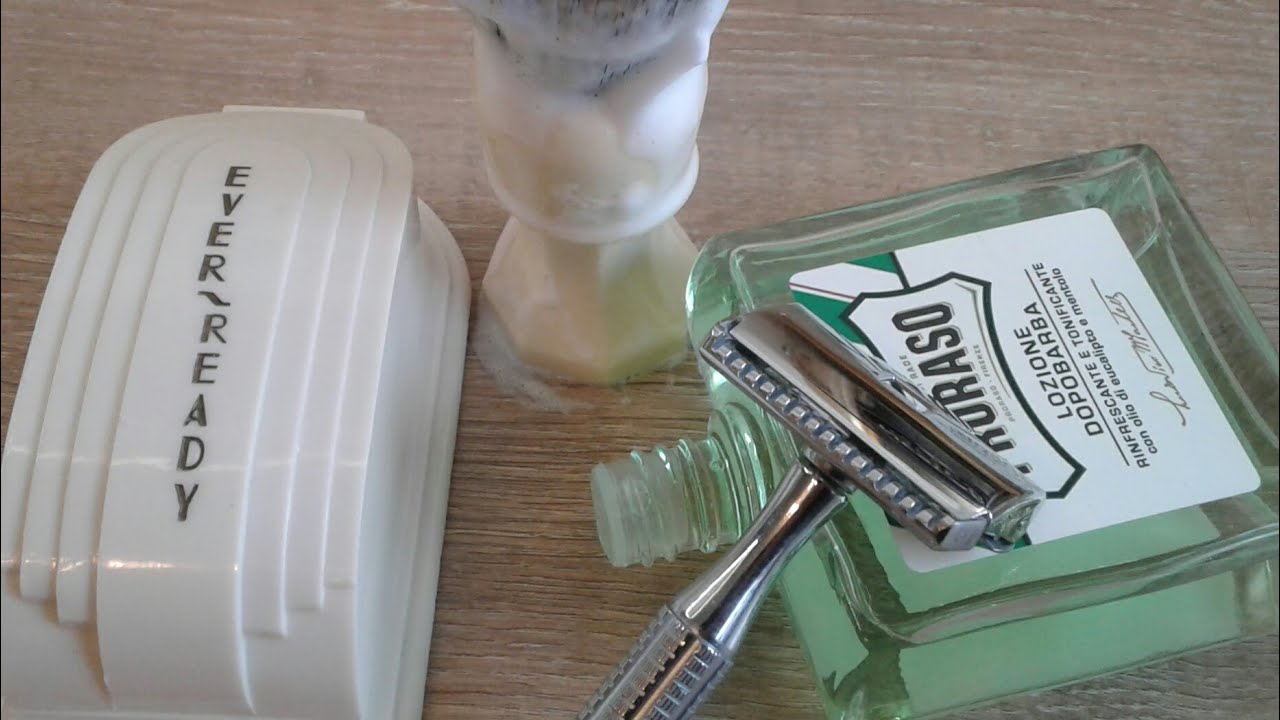 Shaving a Safety Razor Shave with the sought after Ever Ready