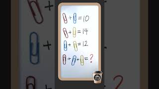 🔴 = ? #brainteaser #puzzle #iq