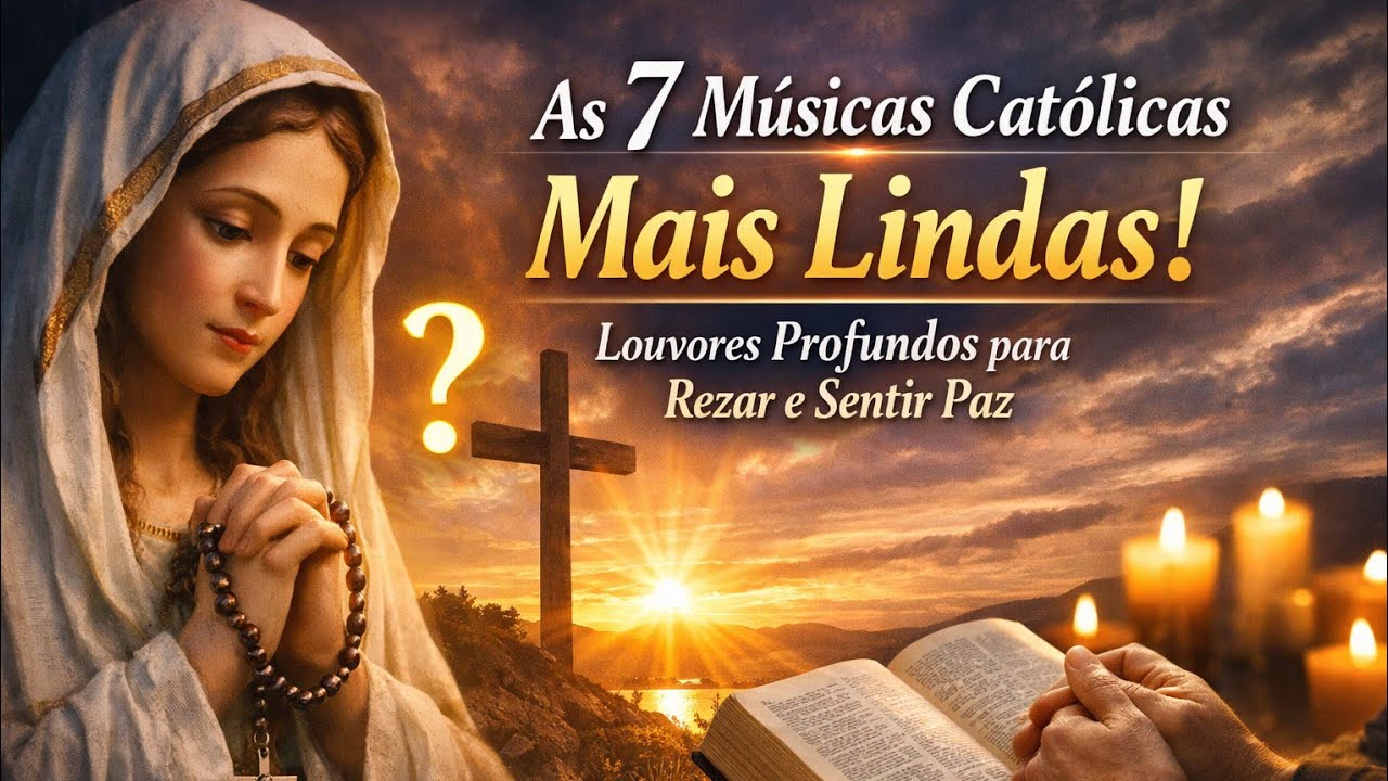 As 7 Músicas Católicas Mais Lindas | Louvores Profundos para Rezar e Sentir Paz!