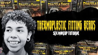 Dracula Fangs That Require Thermoplastic Fitting Beads