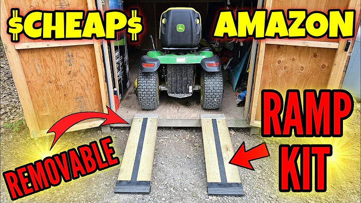 Cheap Easy Removable Amazon DIY Shed Ramp Kit