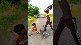 Unique Skating Skills and Techniques😇😲 You#tiktok#ytshorts#rollerskating#inlineskatingwheels
