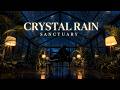 Crystal Rain Sanctuary | Cozy Night Jazz &amp; Rain Ambience