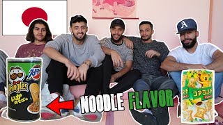 TRYING OUT WEIRD JAPANESE SNACKS IN JAPAN! TRYING OUT WEIRD JAPANESE SNACKS IN JAPAN!