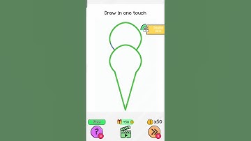 Braindom game - draw in one touch #braindom #youtube #viral #shorts
