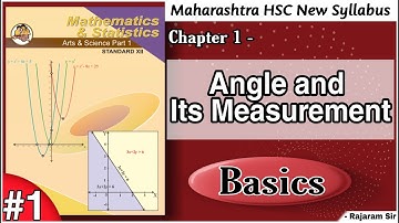 Angle & its measurement Class 11th New Syllabus Maharashtra Board |Part 1