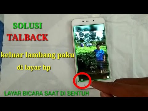 Cara Mudah Menonaktifkan Talkback Hp Android Oppo A71 100 Done Youtube