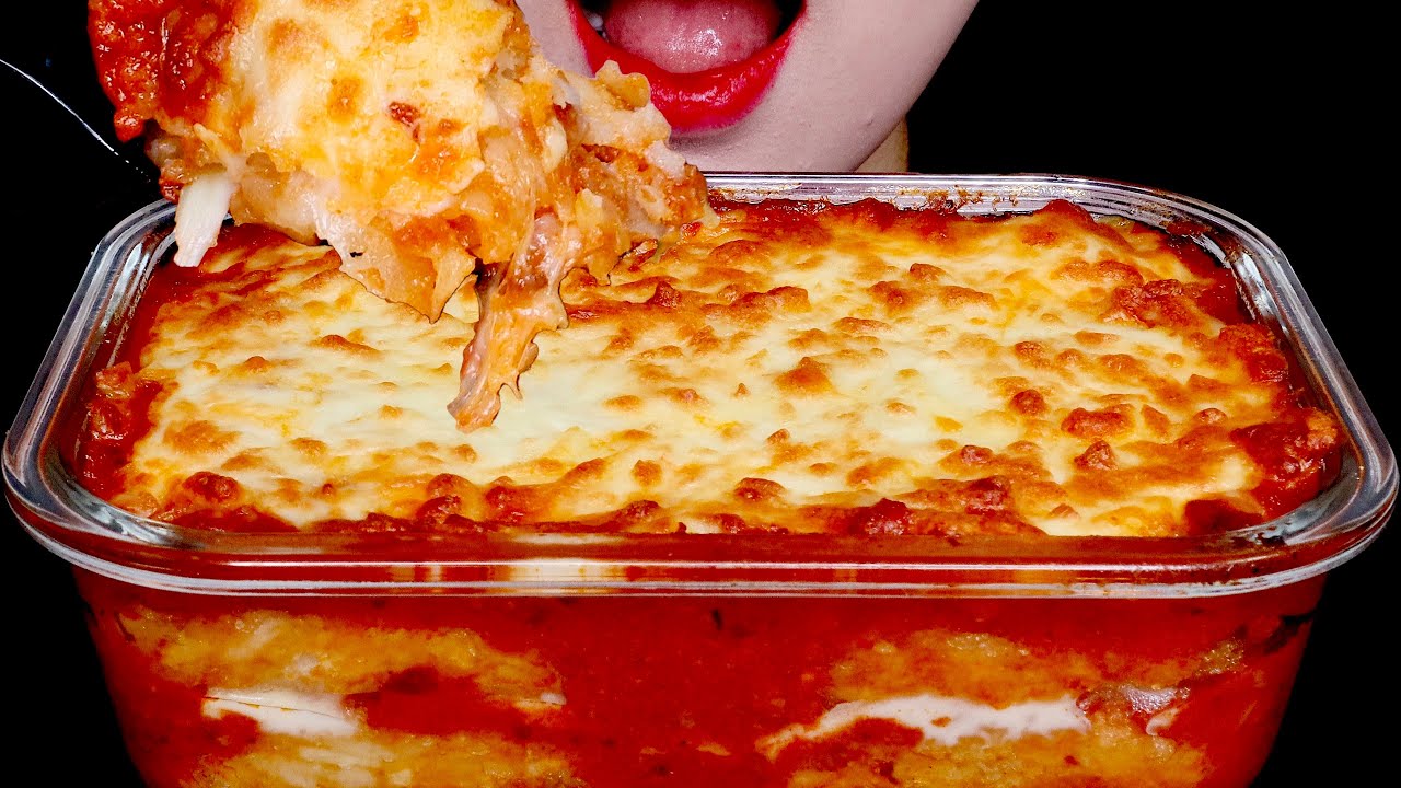 ASMR CHEESY HASH BRWON LASAGNA 해쉬브라운 라자냐 MUKBANG