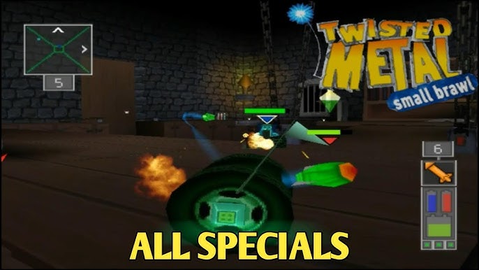 Twisted Metal Small Brawl PS1 - Unlock All Characters 