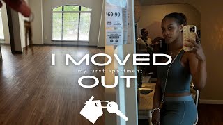 MY FIRST APARTMENT!! ♡ | Moving Vlog, Leaving my childhood home, Move in with me!!