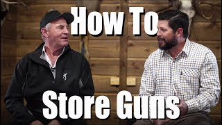 How to Store Guns & Prevent Rust, Plus a Browning Sporter 23 Gun Safe Overview