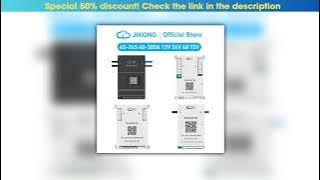 Top JIKONG BMS 4S/24S 12V 24V 72V Active Balance BMS Smart BMS 40A 60A 80A 100A  200A 300A Lifepo4•