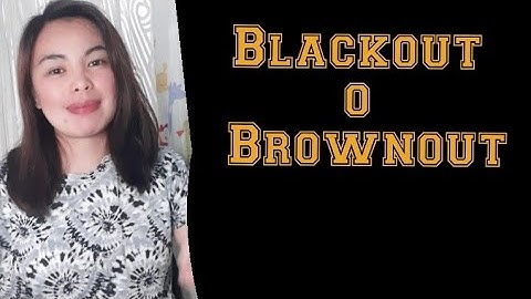 Blackout vs Brownout||Vocabulary#3