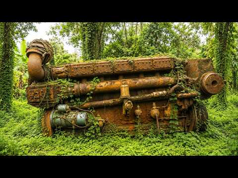 Genius Restorer Revives an 8-Cylinder HINO Engine Abandoned for 40 Years | Full Restoration