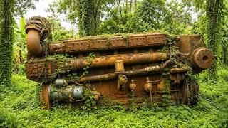 Genius Restorer Revives an 8-Cylinder HINO Engine Abandoned for 40 Years | Full Restoration