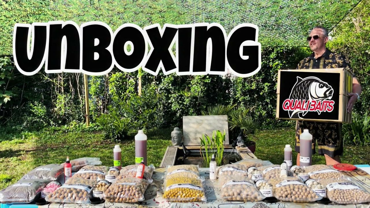 Unboxing Quali Baits, mes appâts pour la saison 2024. Peche a la carpe en batterie