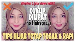 TIPS HIJAB SEGI EMPAT TETAP TEGAK DAN RAPI (Bikin Pipi Tirus) - Durasi: 8.22. 