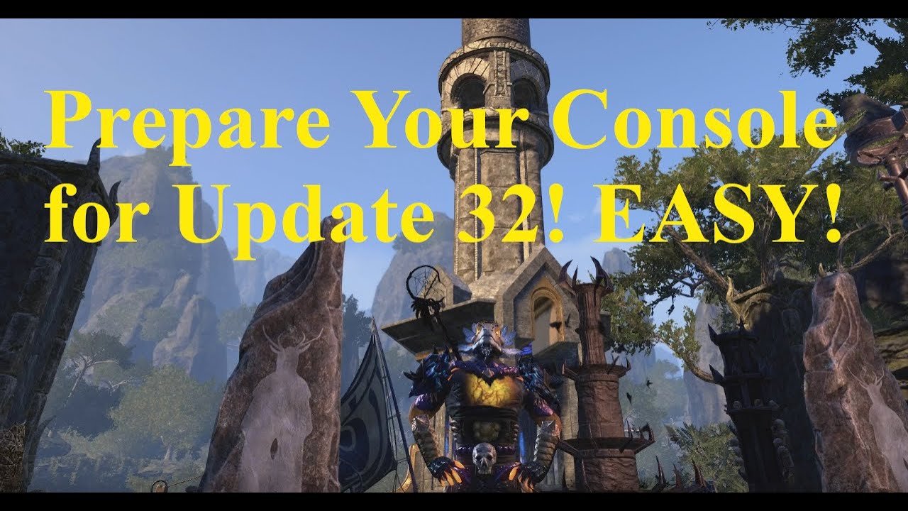 ESO Prepare Your Console for Update 32 and The Deadlands DLC